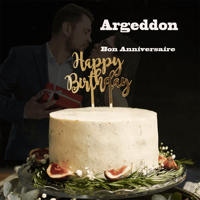 Pochette du single Argeddon - Bon anniversaire