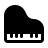 Icône d'un piano